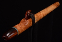 Ponderosa Pine Burl Native American Flute, Minor, Mid A-4, #G36G